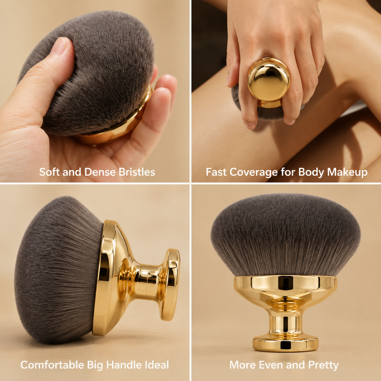 Vylyss Extra Large Body Makeup Brush Use Cases